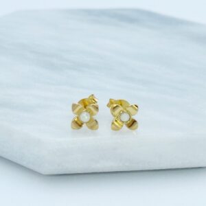 Flower Opal Studs